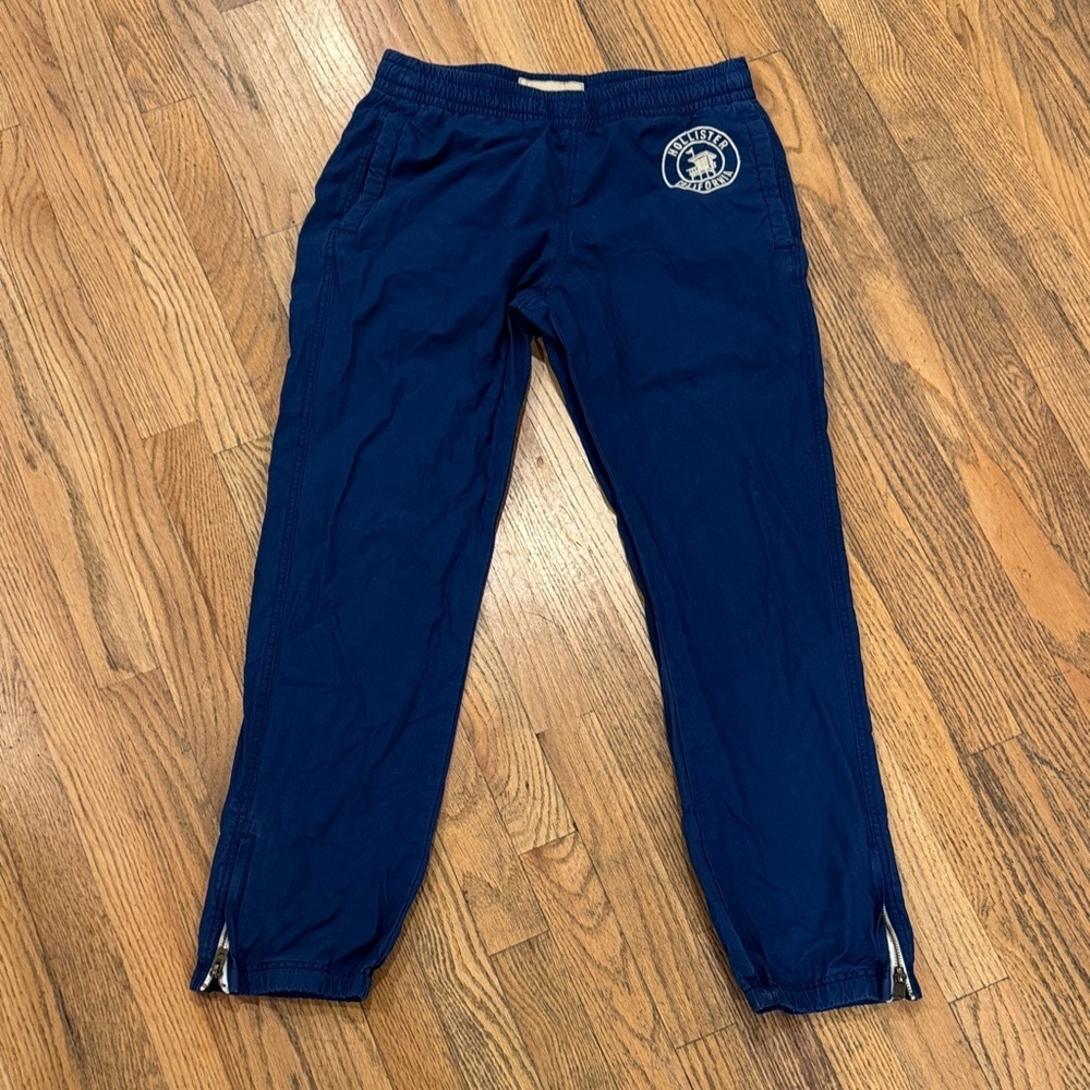 Hollister Blue Joggers with Logo Small